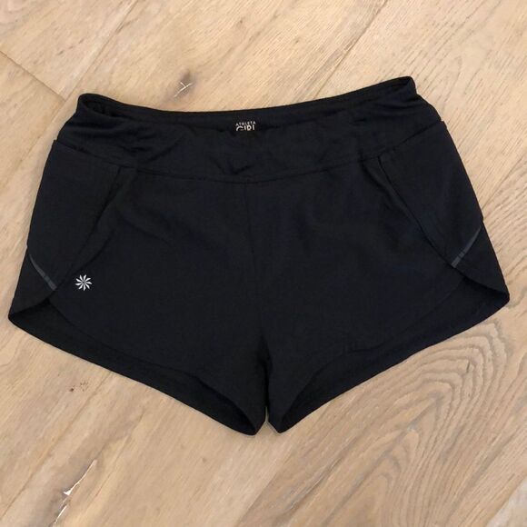 Athleta Girl Black Sprinter Shorts (XL/14) - Picture 1 of 3